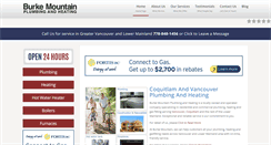 Desktop Screenshot of burkemountainplumbing.com